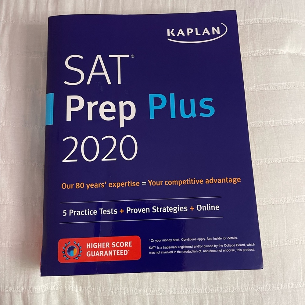 Kaplan SAT Prep Plus book
